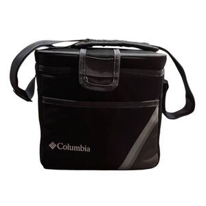 Columbia Zipperless Insulated Cooler Bag Black Leak-Proof Easy-Access